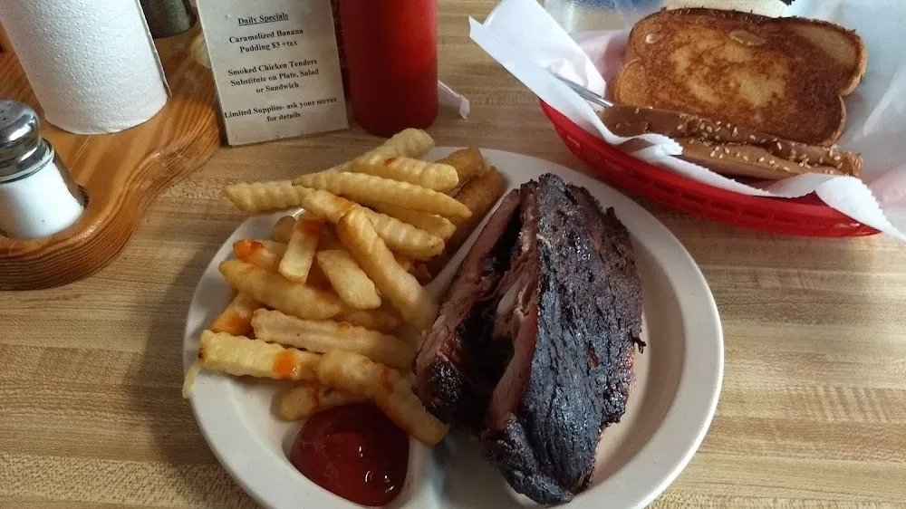 Ribs and Fresh Cut Fries